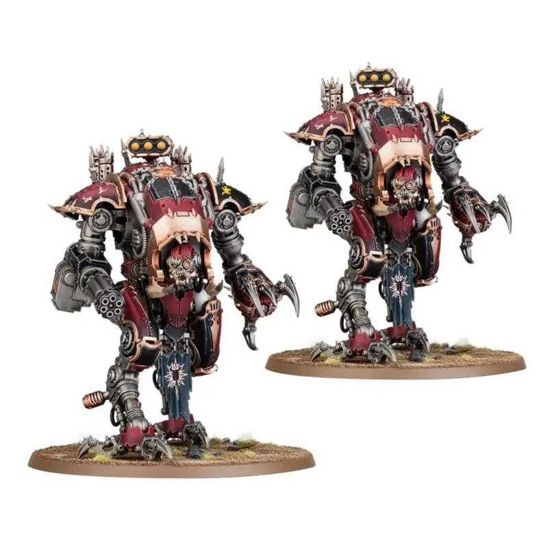 Wardogs, chaos knights, warhammer 40k, games workshop, model 43-64